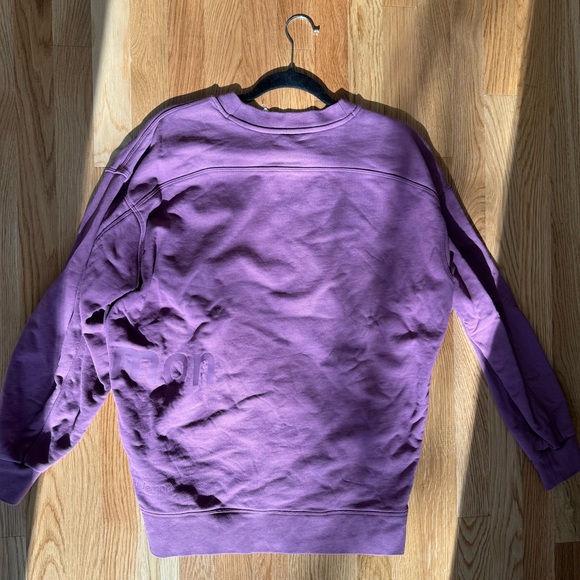 Lululemon perfectly oversized crew vintage plum size 4 - Picture 4 of 6